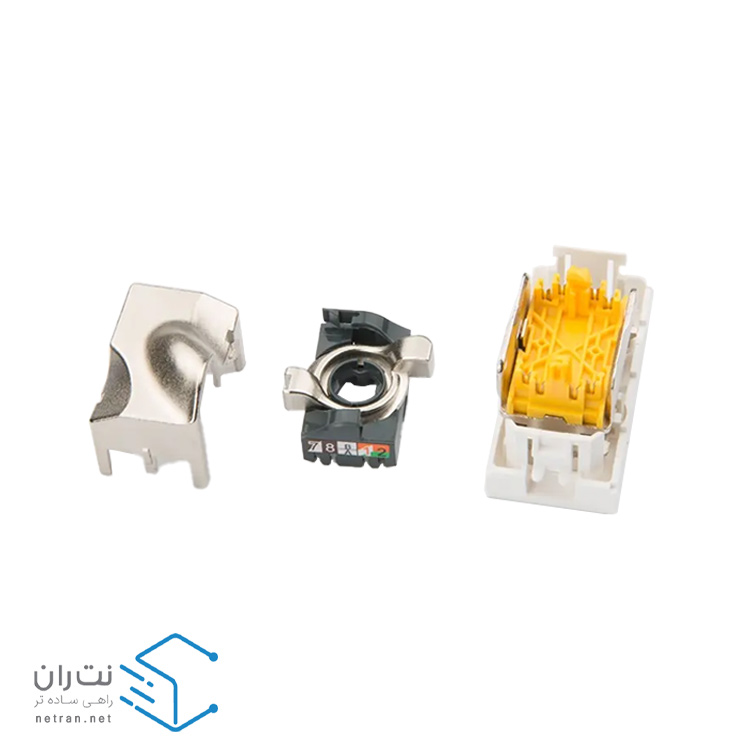 کیستون شبکه لگراند Cat6a SFTP باریک - مدل: 076573-3
